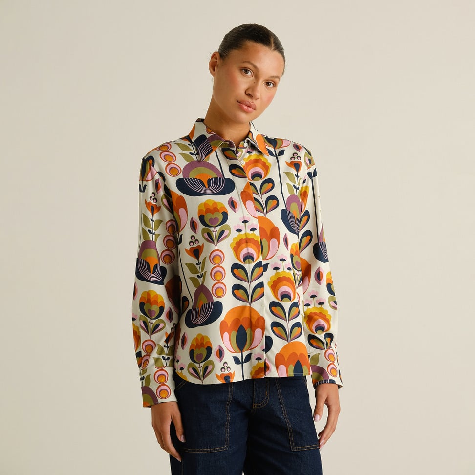 blouse automne en lenzing ecovero nydalen autumn harvest creme et multicolore femme l armoire poethique 6