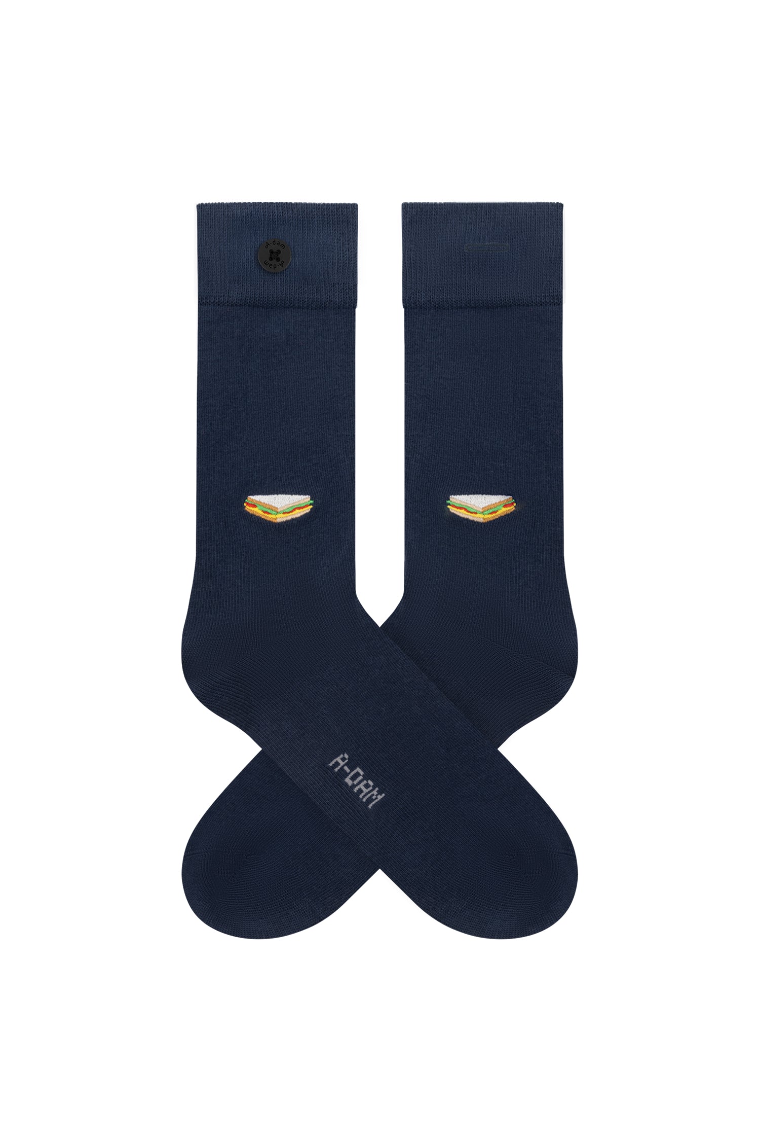 bote de 3 paires de chaussettes en coton bio broderie sandwich multicolore a dam homme chaussettes 3 paires boite cadeau sandwich coton bio multicolore l armoire poethique 2