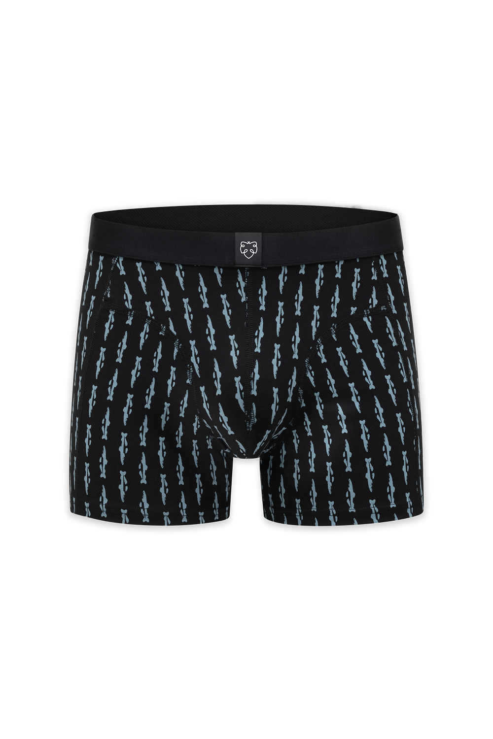 boxer en coton bio truite noir a dam homme boxer truite coton bio noir l armoire poethique 1