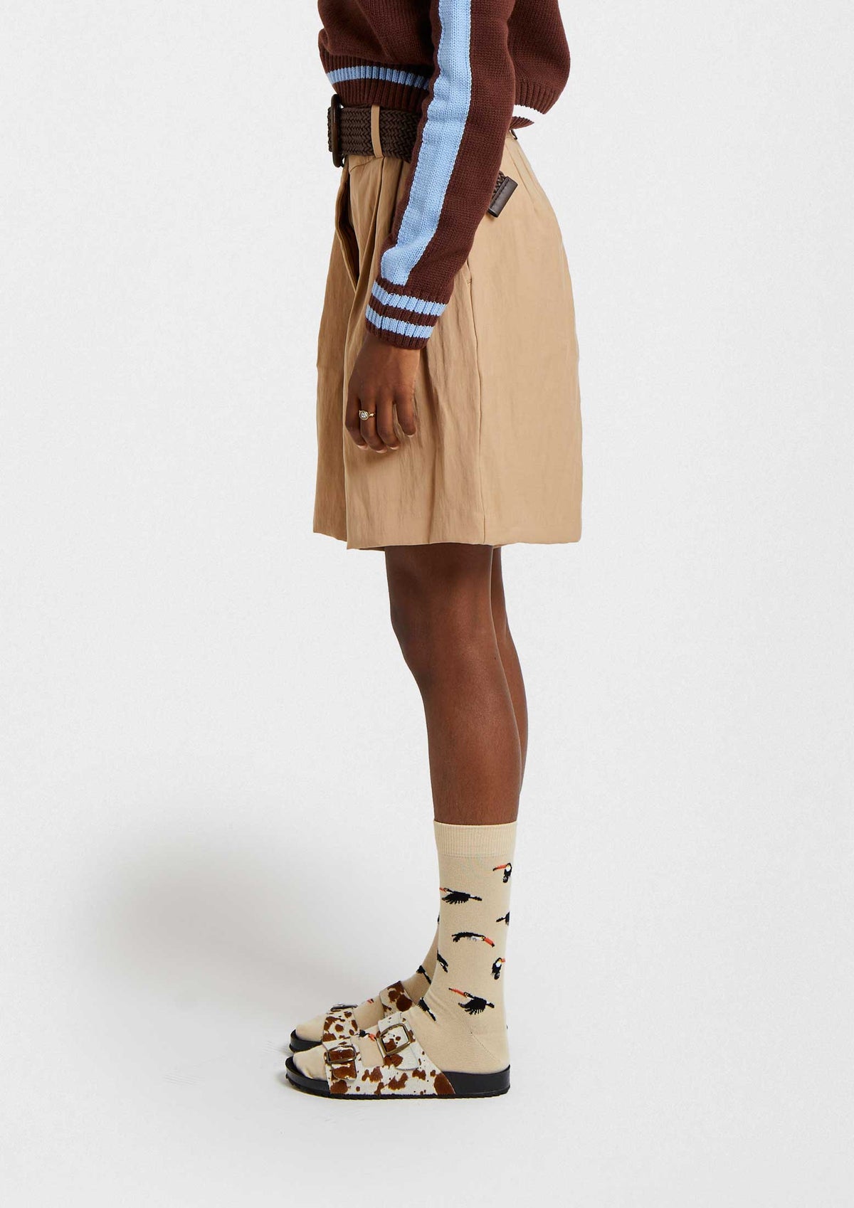 chaussettes en coton bio toucan crme be socks unisexe chaussettes en coton bio toucan creme l armoire poethiquejpg 4