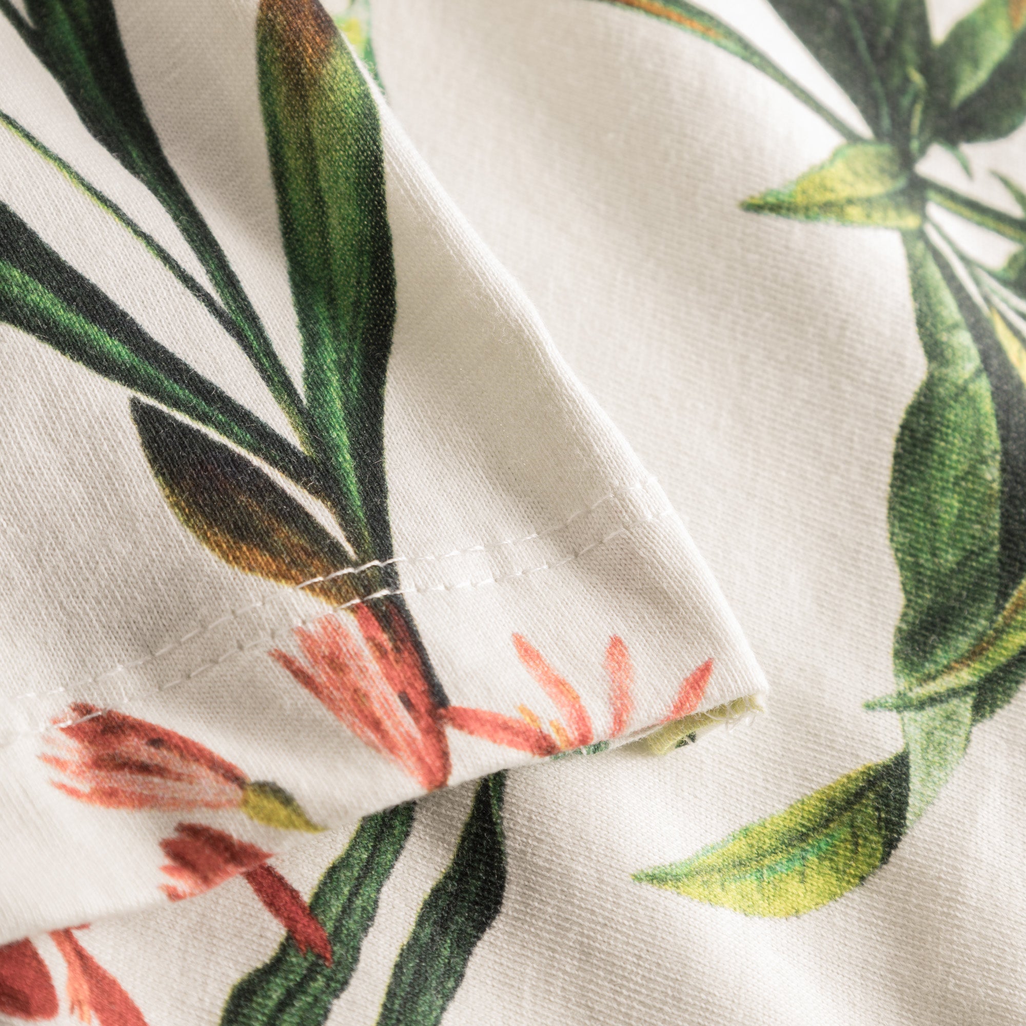 dedicated femme t shirt visby flower field coton bio blanc vert l armoire poethique 3