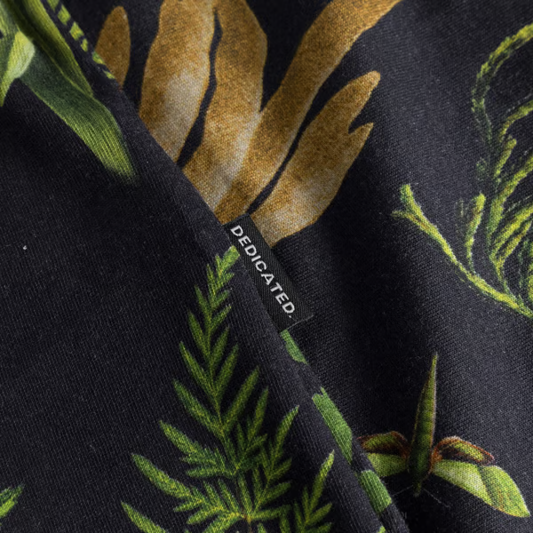 dedicated femme t shirt visby secret garden foret coton bio noir l armoire poethique 5