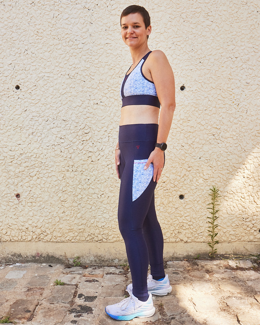 gayaskin femme legging nouvelle vague synthetique recycle blau blanc l armoire poethique 2