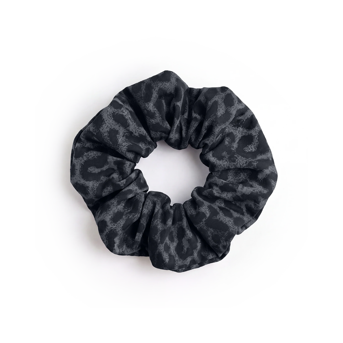 got bag unisexe chouchou leopard en polyester recycle scrunchie cat shark noir l