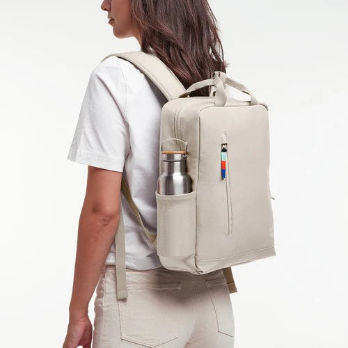 got bag unisexe sac a dos daypack 2.0 ivoire polyester recycle l armoire poethique 3