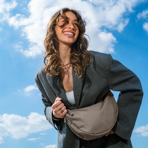 got bag unisexe sac banane cloud moon bag small seal gris polyester recycle l armoire poethique 3