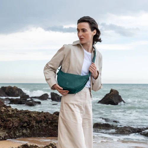 got bag unisexe sac banane cloud moon bag small seal teal vert polyester recycle l armoire poethique 4