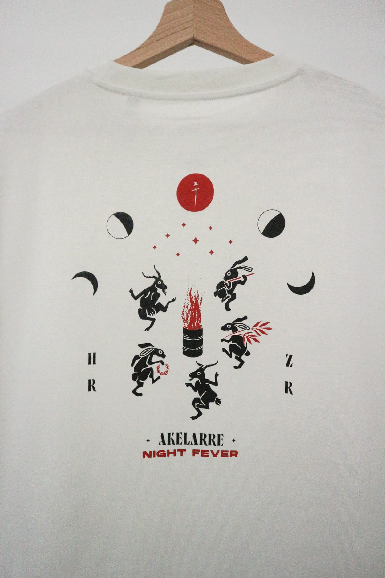 Tee-shirt en coton bio akelarre · vanille