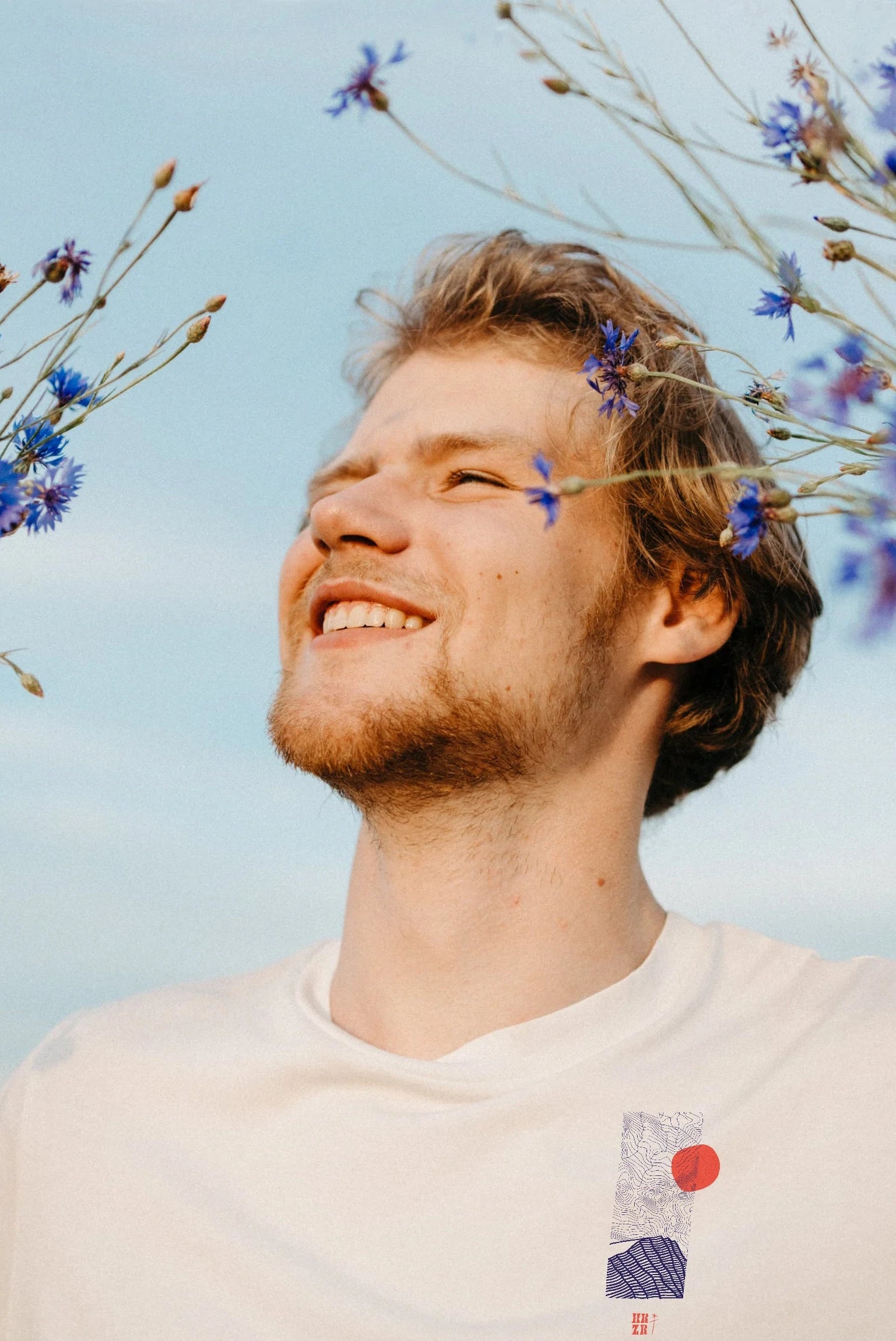 Iparla Sunrise Organic Cotton T-Shirt · Vanilla