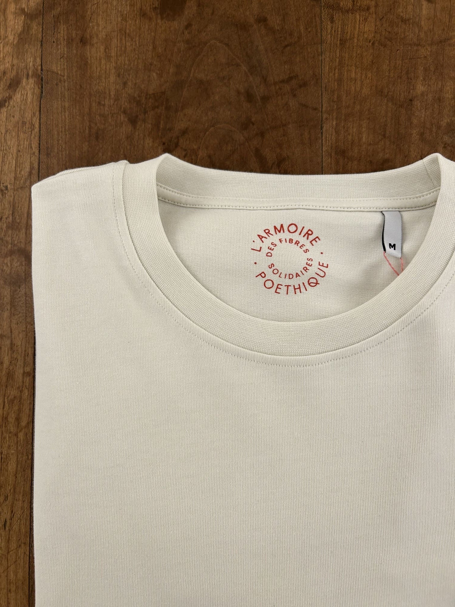 harizuri unisexe t shirt AP coton bio vanille l armoire poethique 1