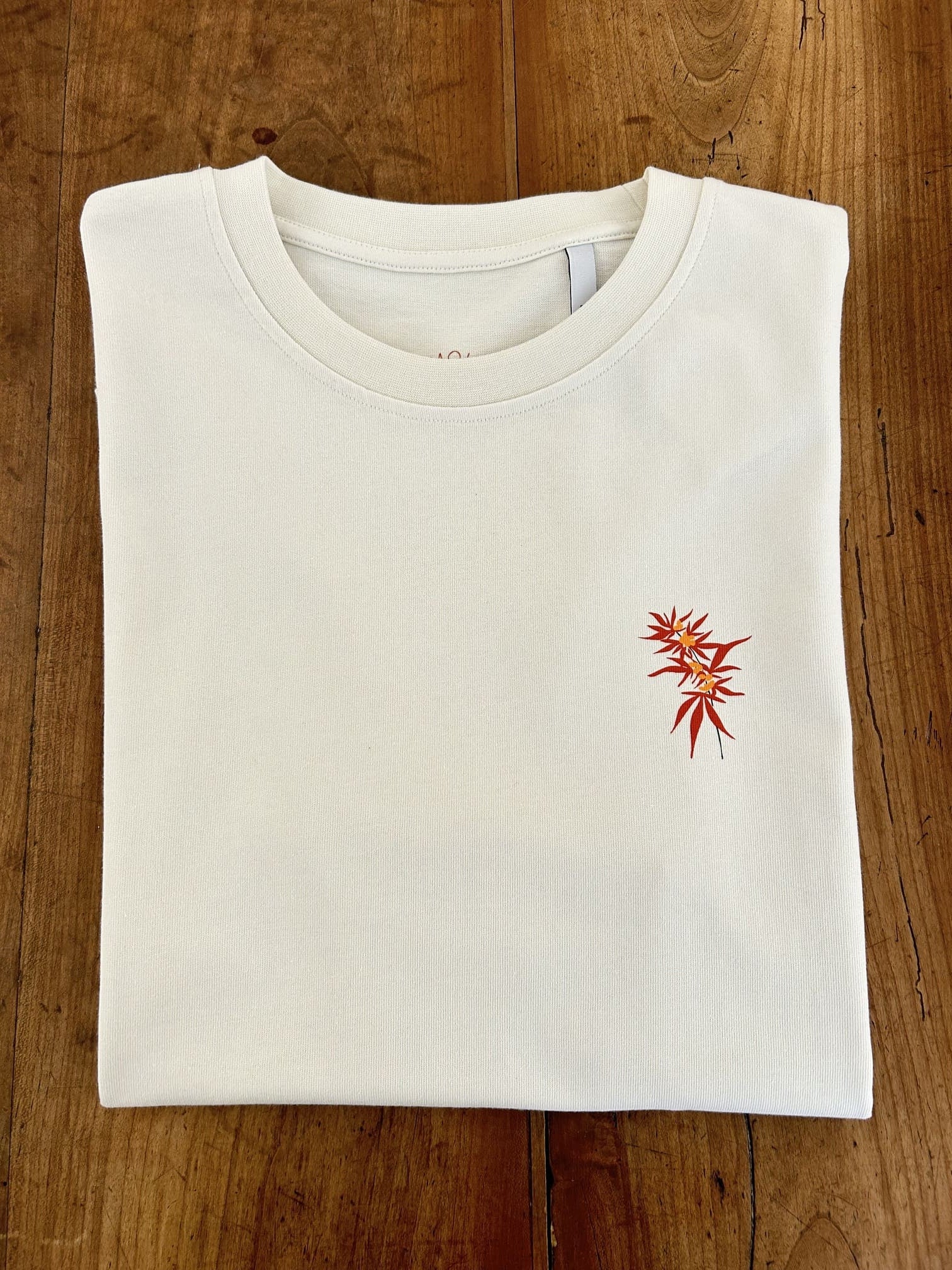 harizuri unisexe t shirt chanvre AP coton bio vanille l armoire poethique 1