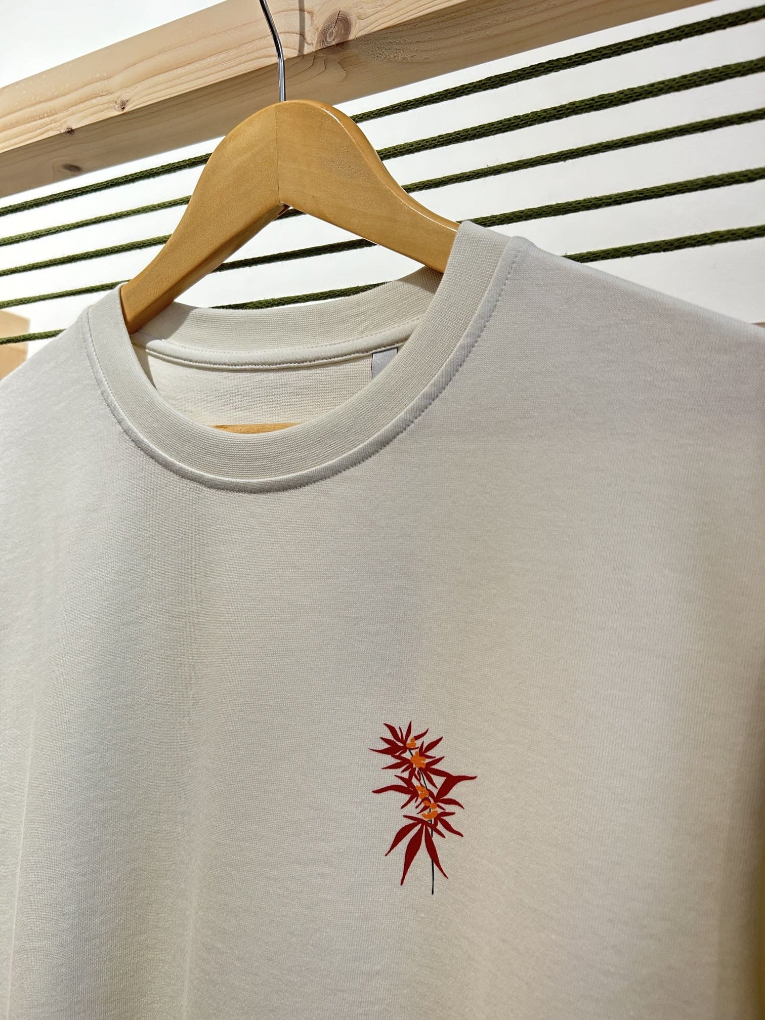 harizuri unisexe t shirt chanvre AP coton bio vanille l armoire poethique  3