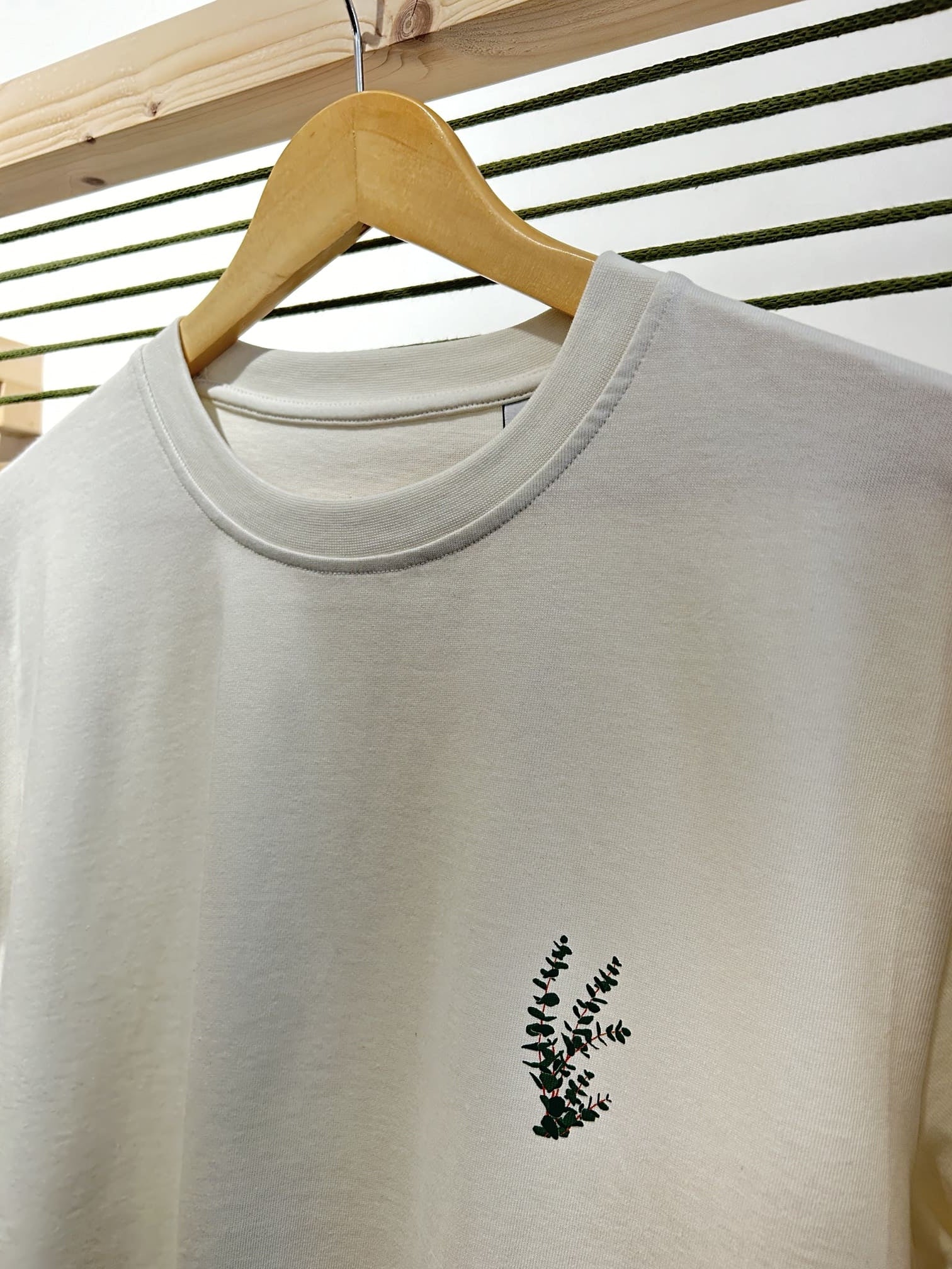 harizuri unisexe t shirt eucalyptus AP coton bio vanille l armoire poethique 3