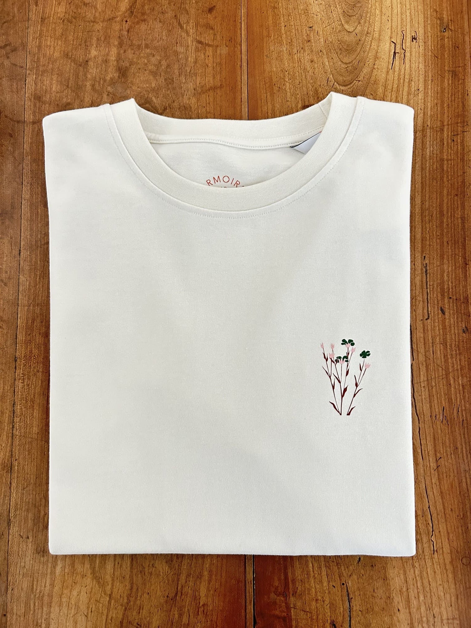 harizuri unisexe t shirt lin AP coton bio vanille l armoire poethique 1