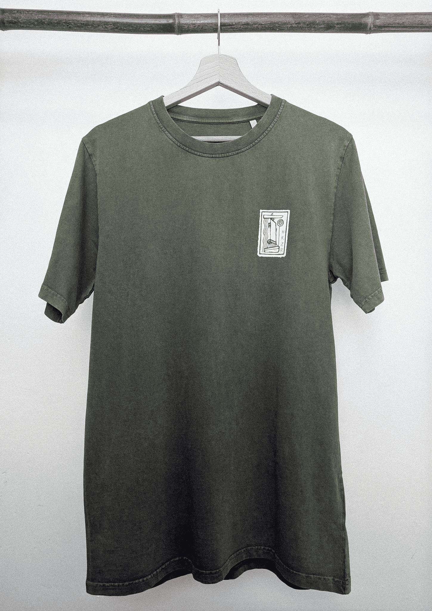 harizuri unisexe tee shirt lasai coton bio vert l armoire poethique 1