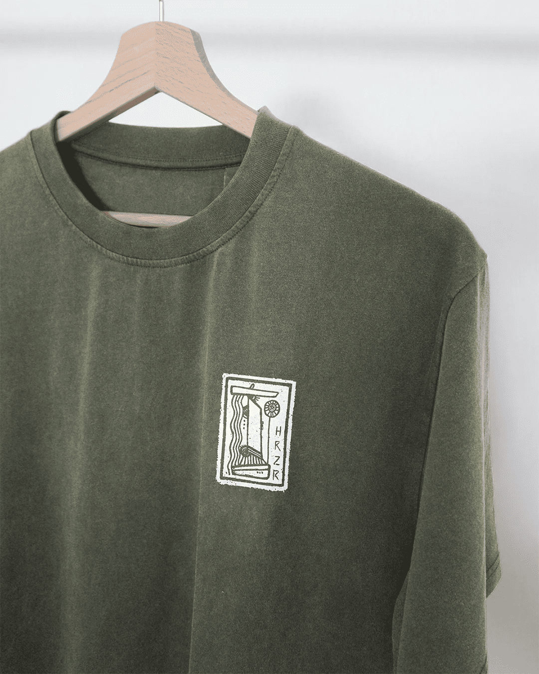 harizuri unisexe tee shirt lasai coton bio vert l armoire poethique 2