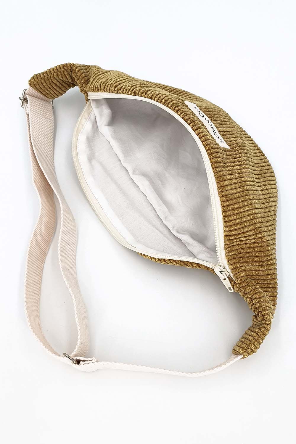 homonoia banane unisexe velours coton upcycle noisette l armoire poethique 4