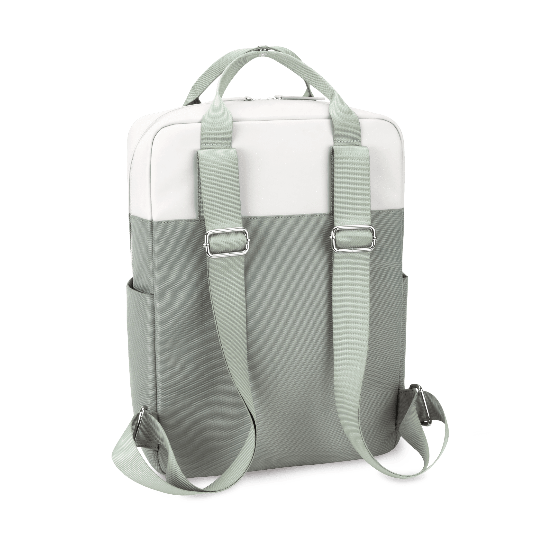 kapten and son unisexe sac a dos aarhus vert sauge polyester recycle l armoire poethique 5