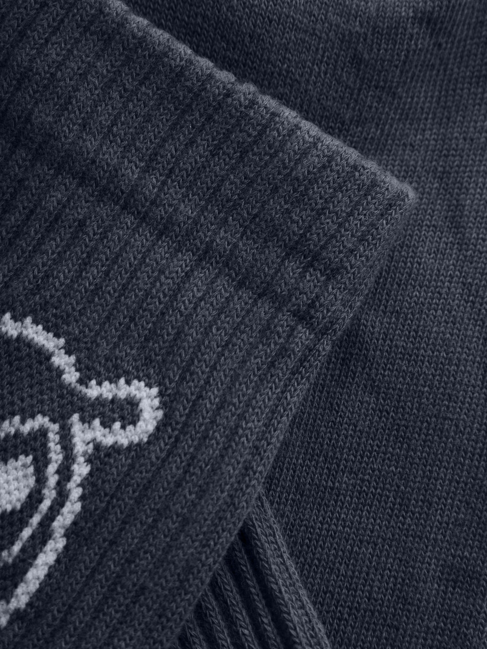 knowledge cotton apparel homme chaussettes tennis coton bio bleu marine l armoire poethique 3