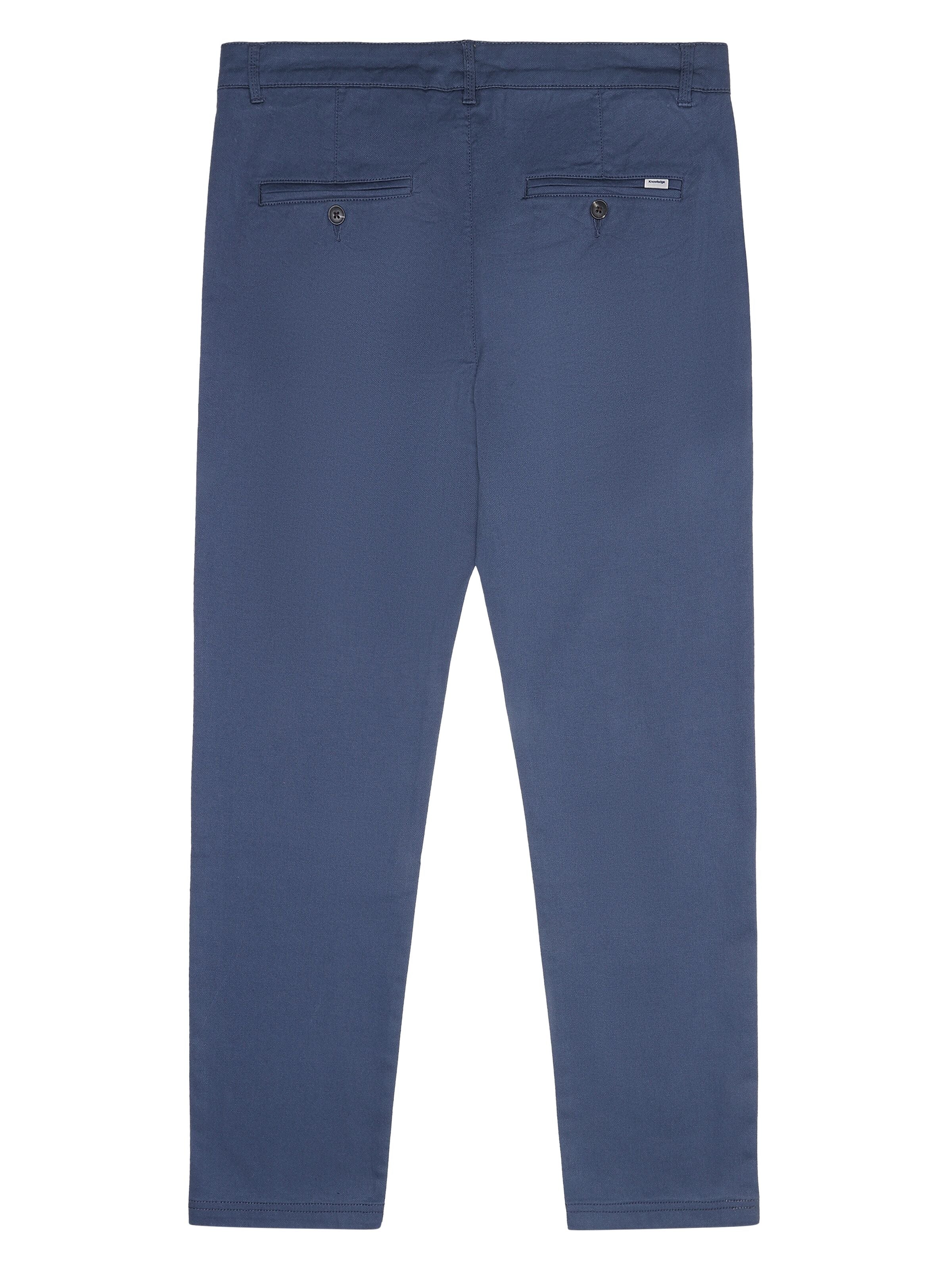 knowledge cotton apparel homme pantalon chuck coton bio bleu l armoire poethique 1