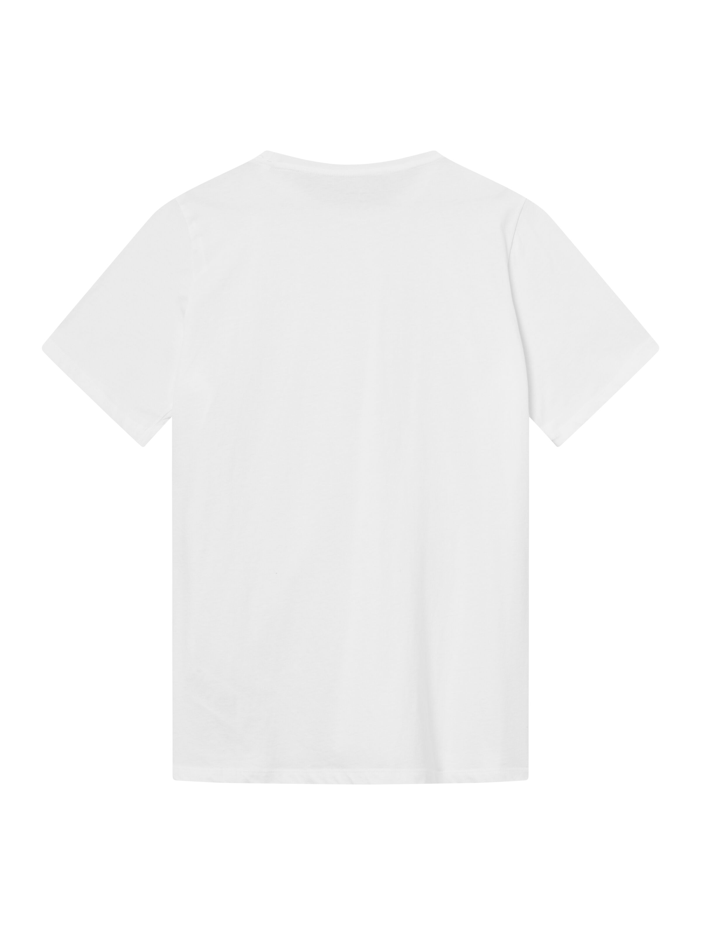 Tee-shirt basique en coton bio · blanc - agnar basic t-shirt