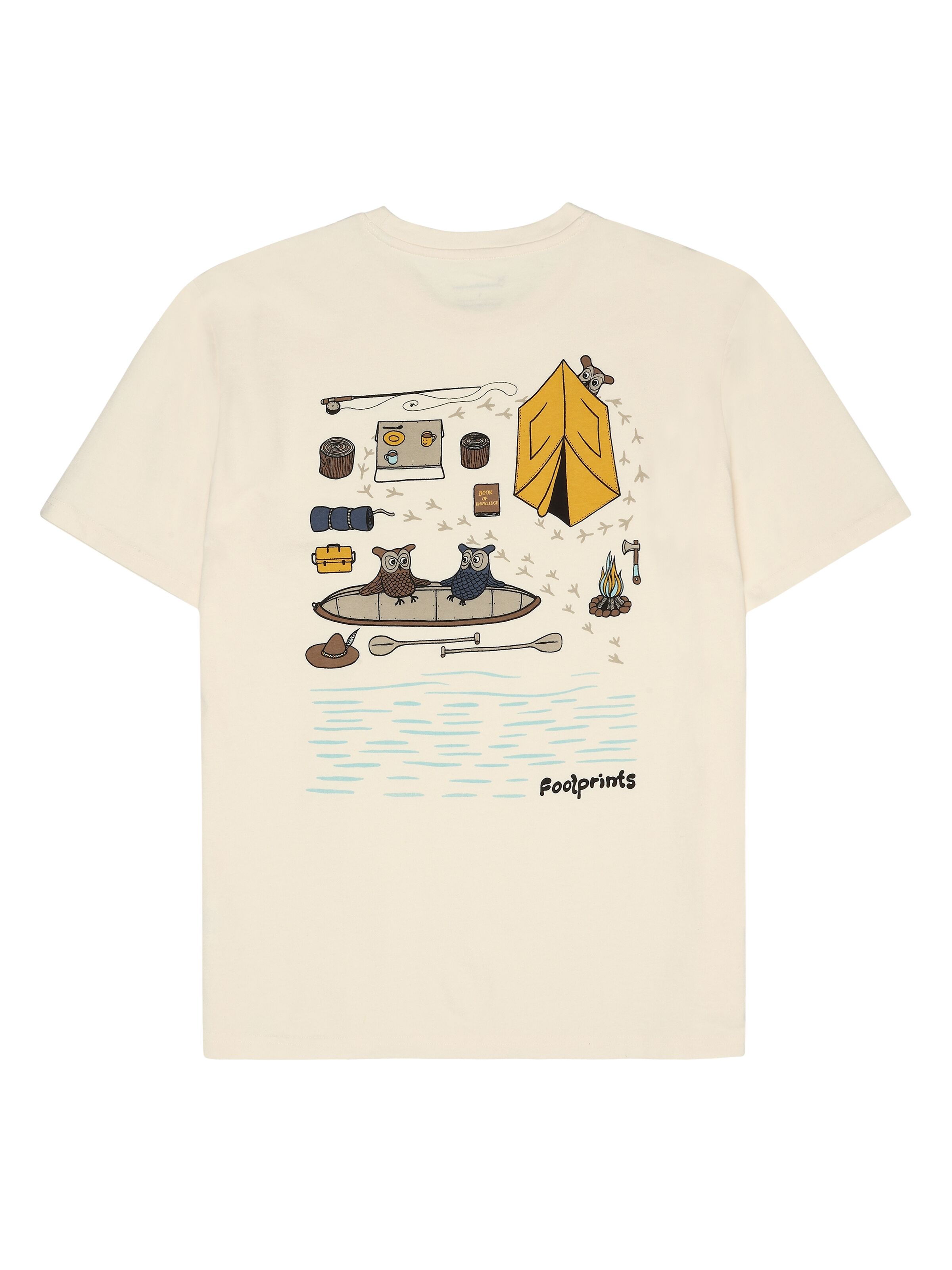 knowledge cotton apparel homme t shirt regular short sleeves coton bio creme l armoire poethique 2