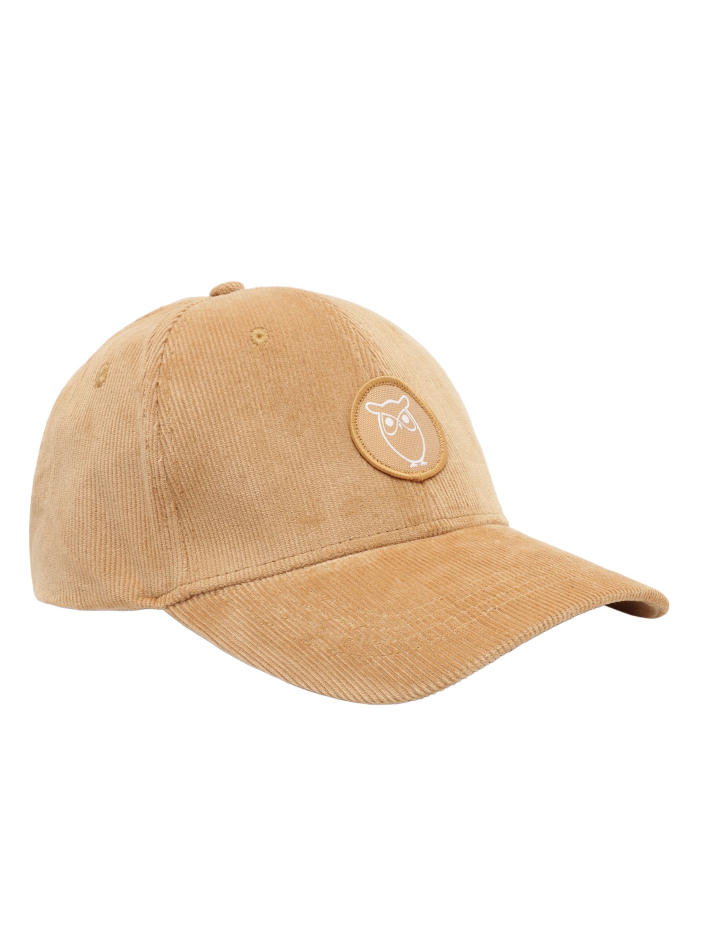 knowledge cotton apparel unisexe casquette velours coton bio beige l armoire poethique 2