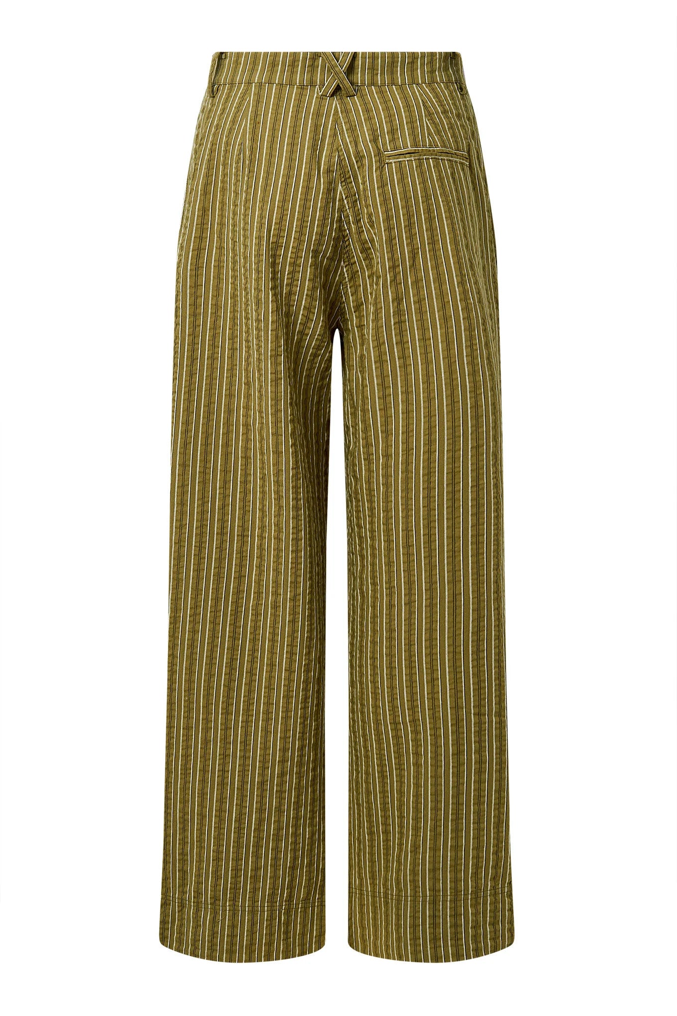 komodo femme pantalon lion green stripe coton bio l armoire poethique 2