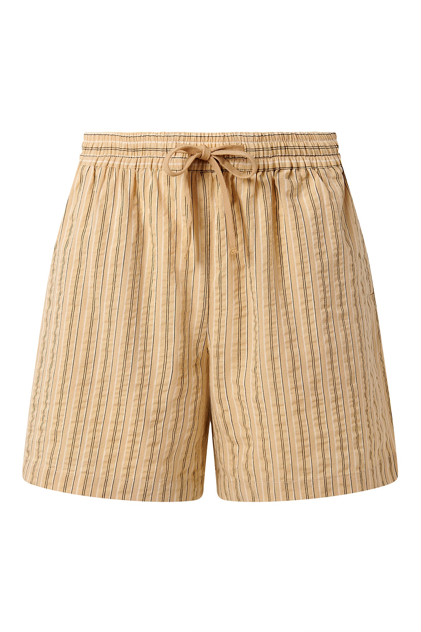 komodo femme short leah coton bio oat stripe l armoire poethique  1