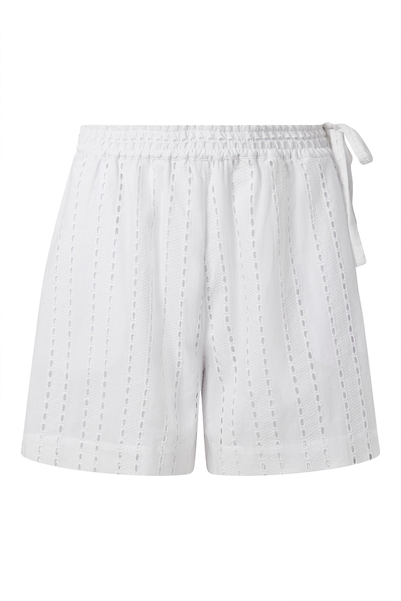 komodo femme short maya broderie blanc coton bio l armoire poethique 1