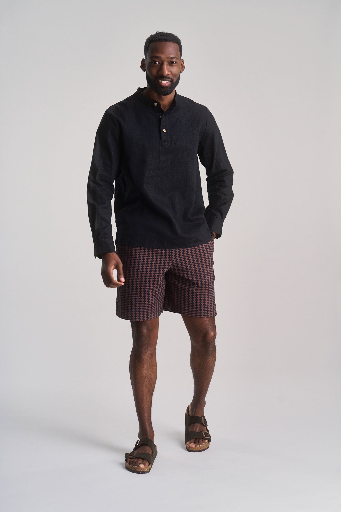 komodo homme short jerry brown stripe coton bio l armoire poethique  2