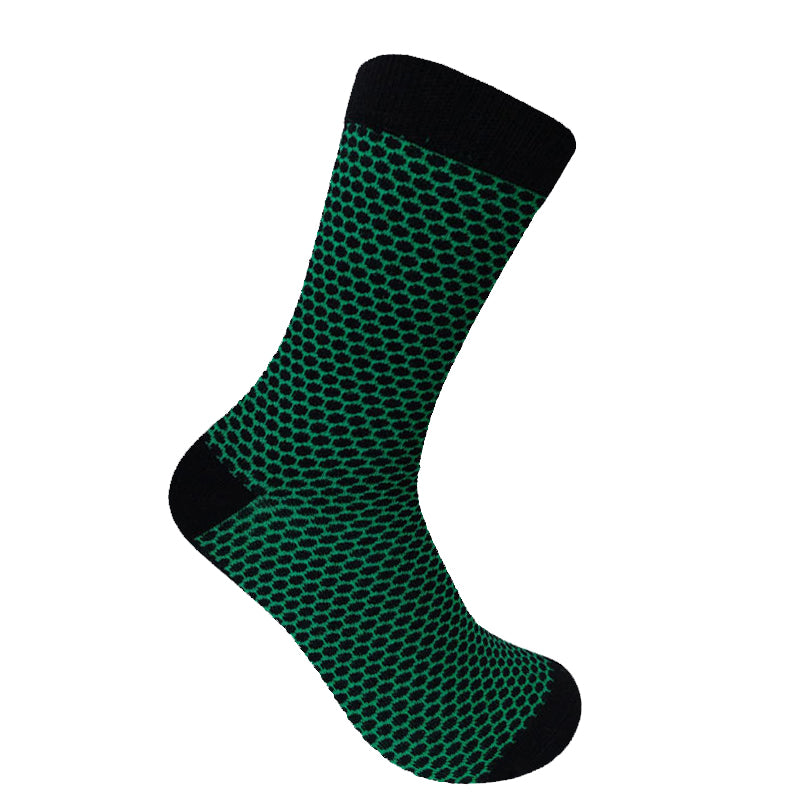 komodo unisexe chaussettes new dot green coton bio bleu marine vert l armoire poethique 1