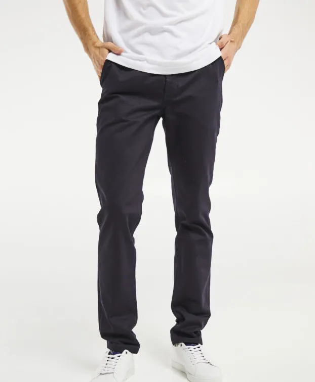 la gentle factory homme chino leon coton bio bleu l armoire poethique 1