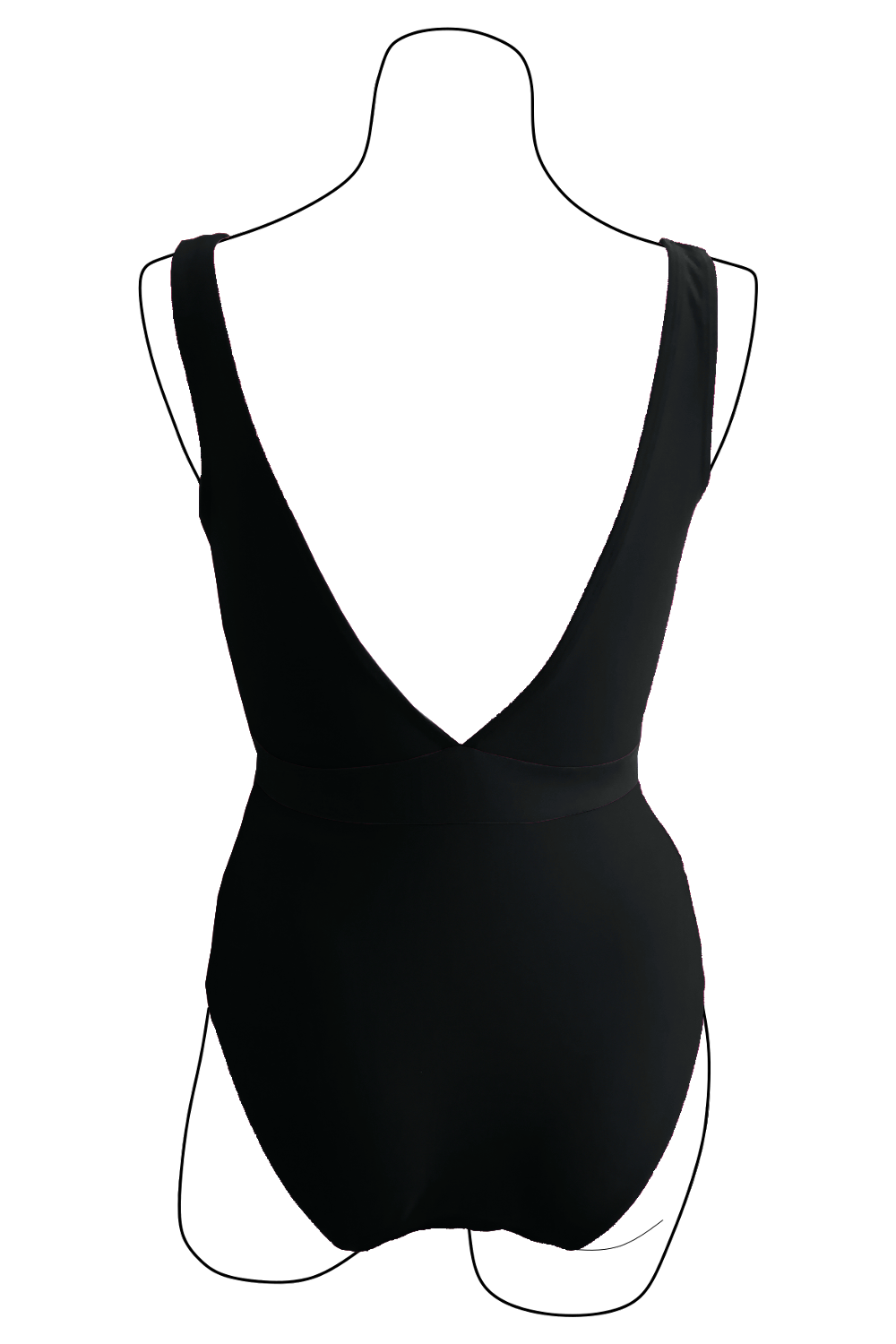 le bain normand femme maillot de bain une piece etretat noir polyester recycle l armoire poethique 2
