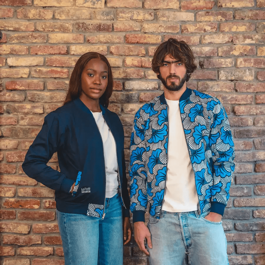 le petit dakarois unisexe bombers coton wax loumpoul saphir l armoire poethique 5