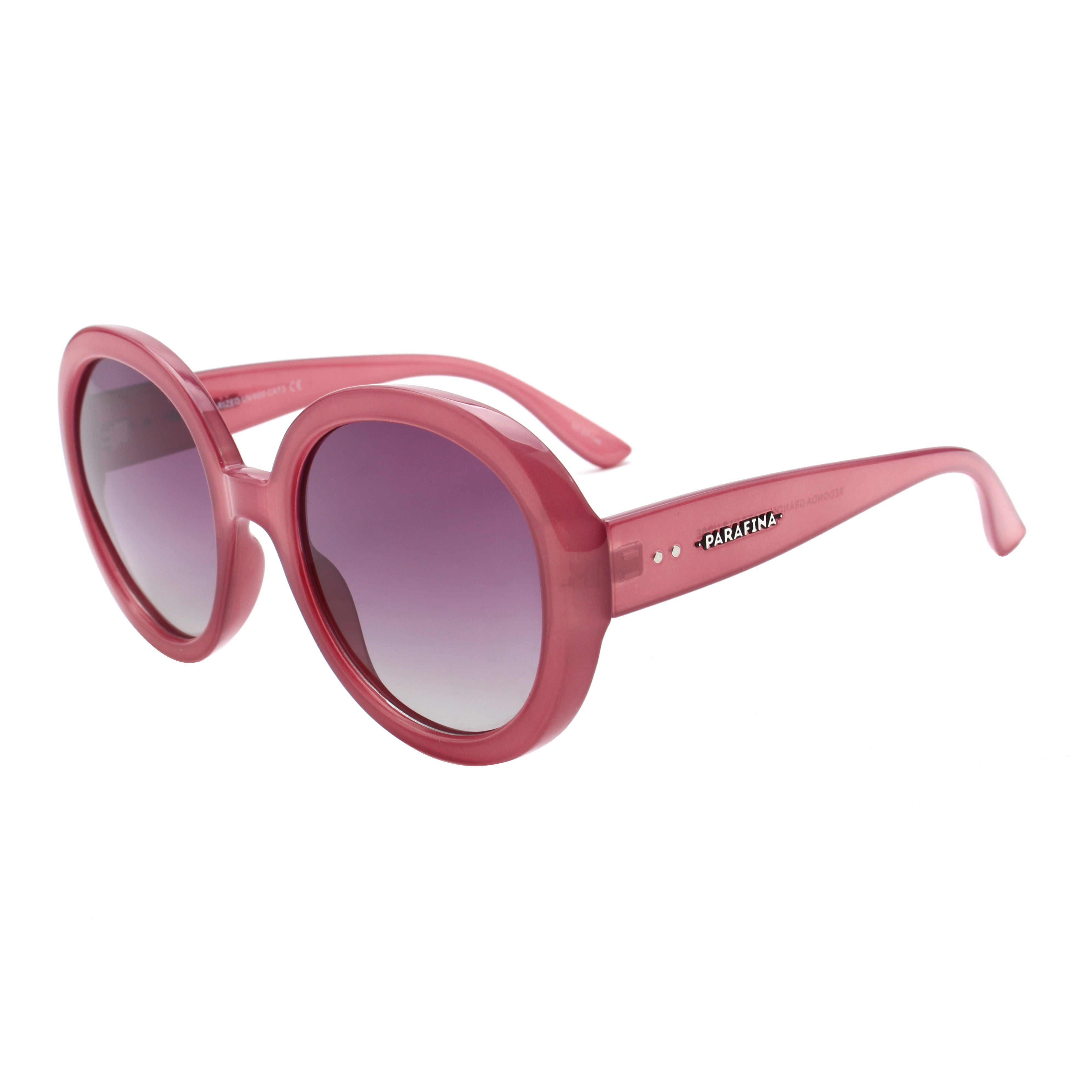 lunettes de soleil en bouteilles de plastique recycles lava grape pink gradient pink rose parafina unisexe lunettes lava bouteille recyclee rose l armoire poethique 3