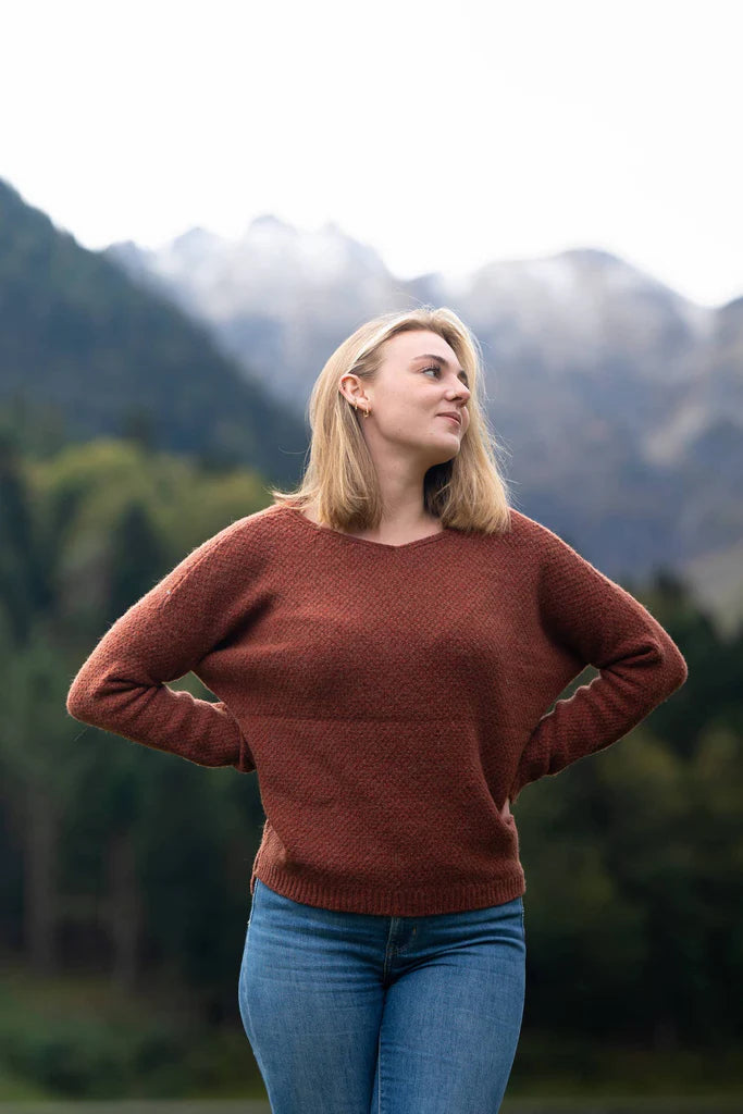 maison izard femme pull riu cognac laine l armoire poethique 3