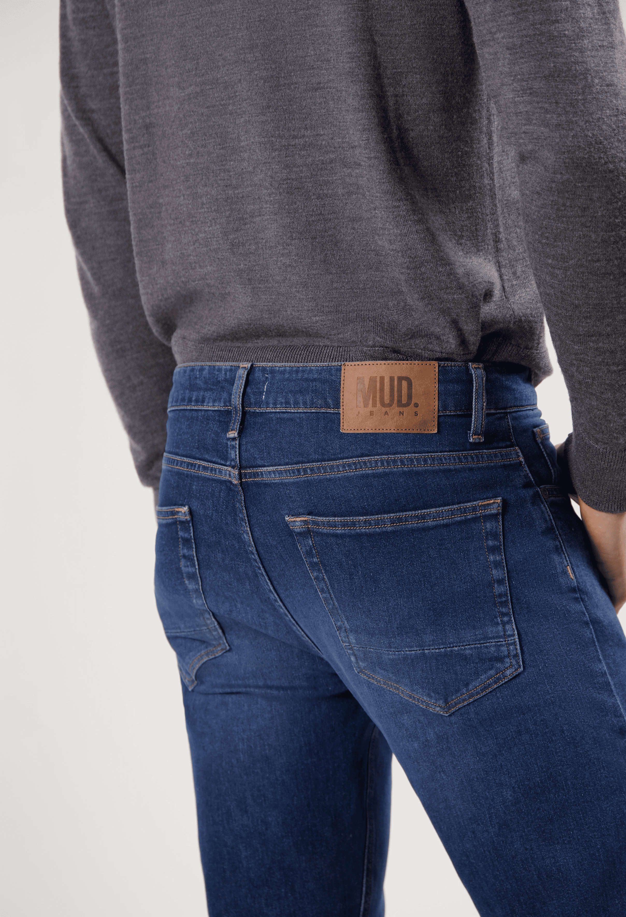 mud jeans homme bryce mid straight coton bio coton recycle rustic blue l armoire poethique 1