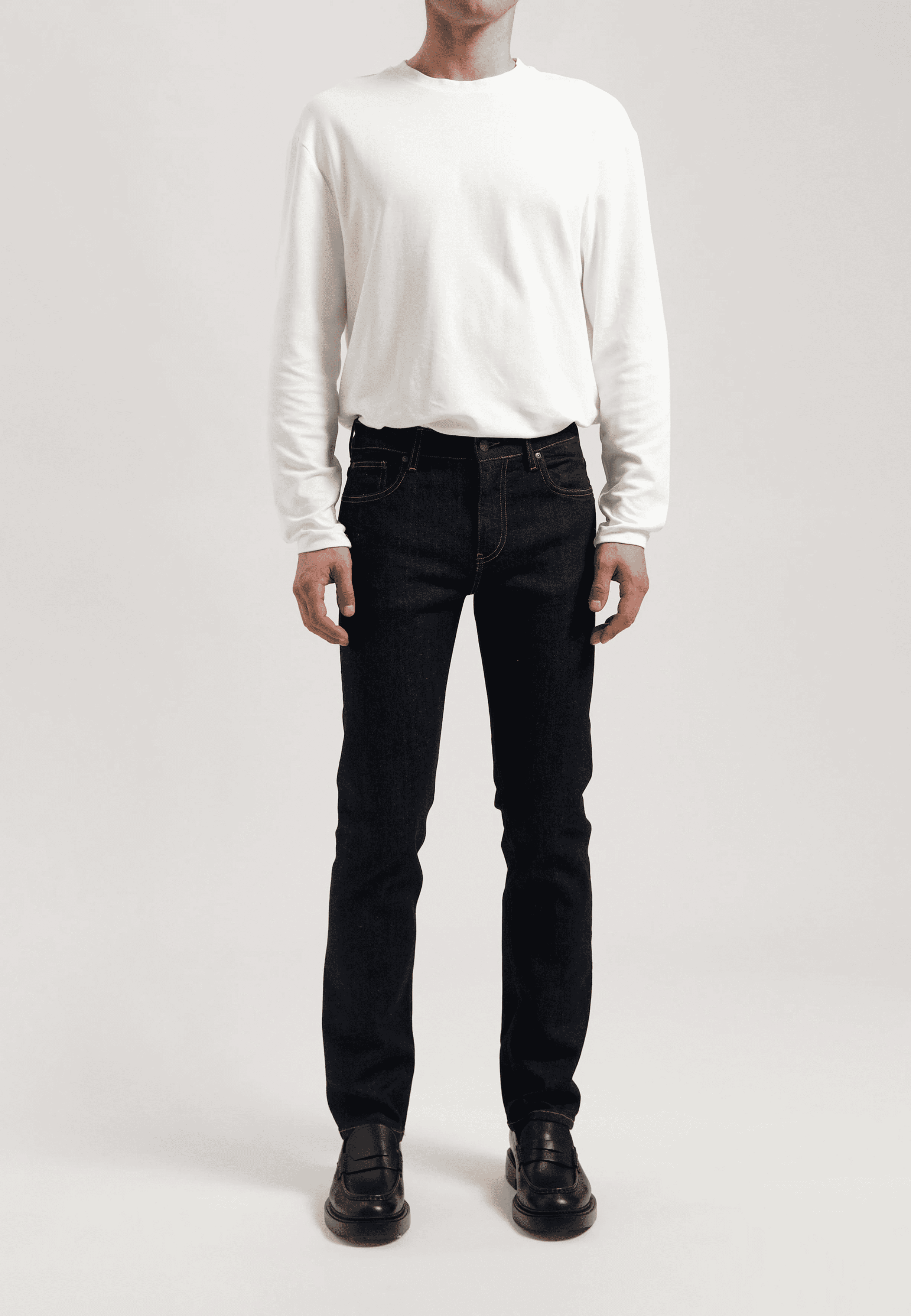 mud jeans homme bryce mid straight coton bio coton recycle strong blue l armoire poethique  4