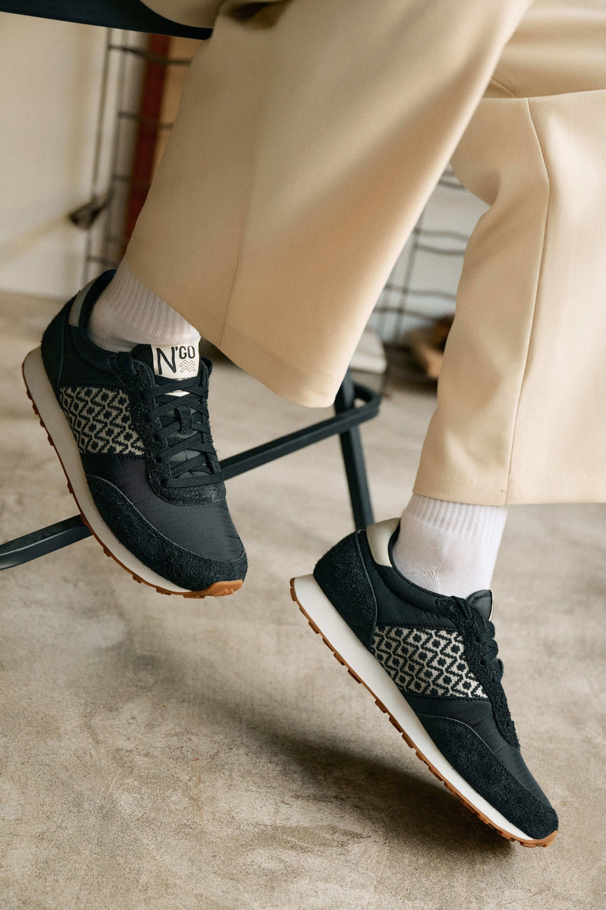 ngo shoes unisexe hoi an black ripstop blanc noir mesh l armoire poethique 3