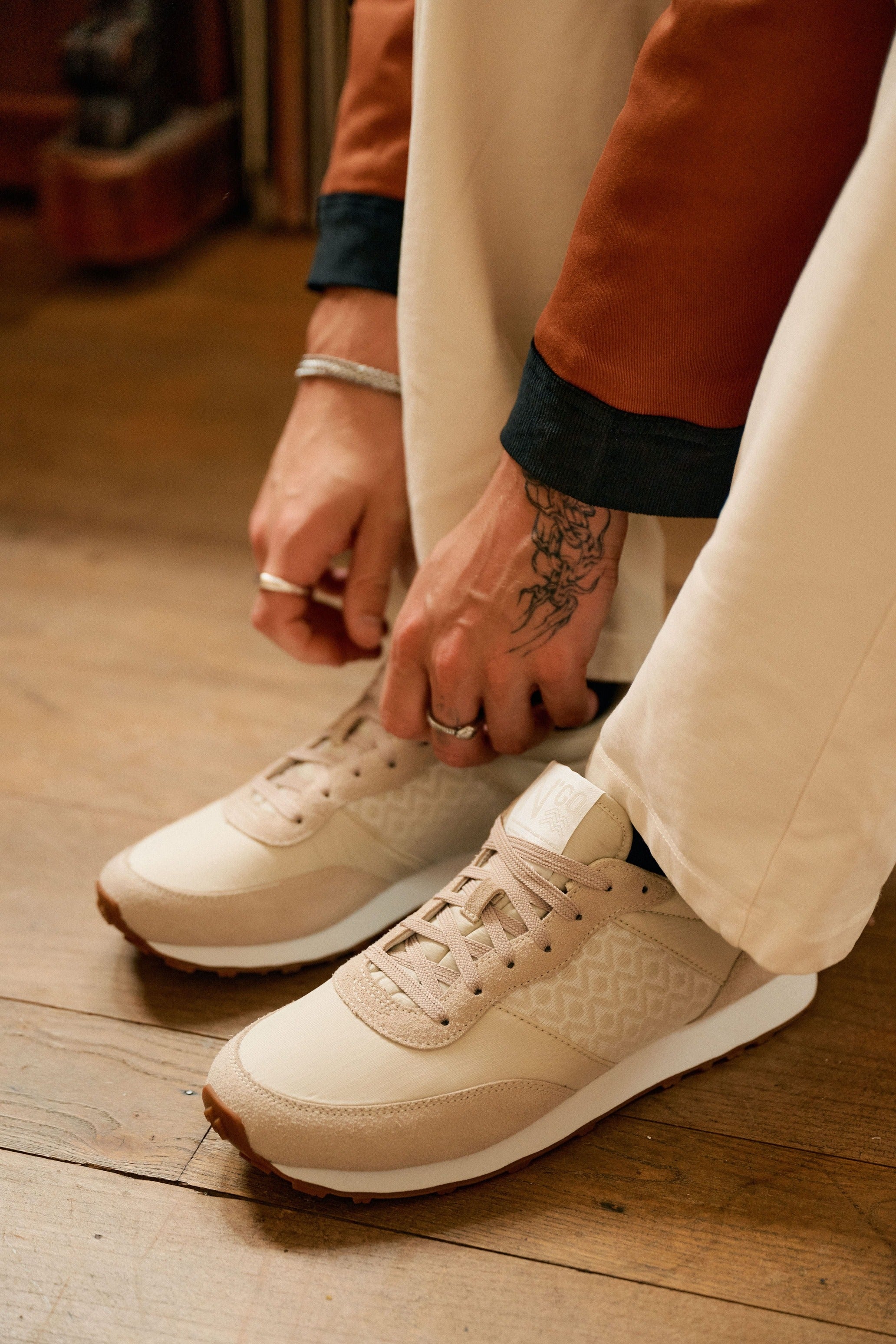 ngo shoes unisexe hoi an sesame ripstop beige mesh l armoire poethique 1