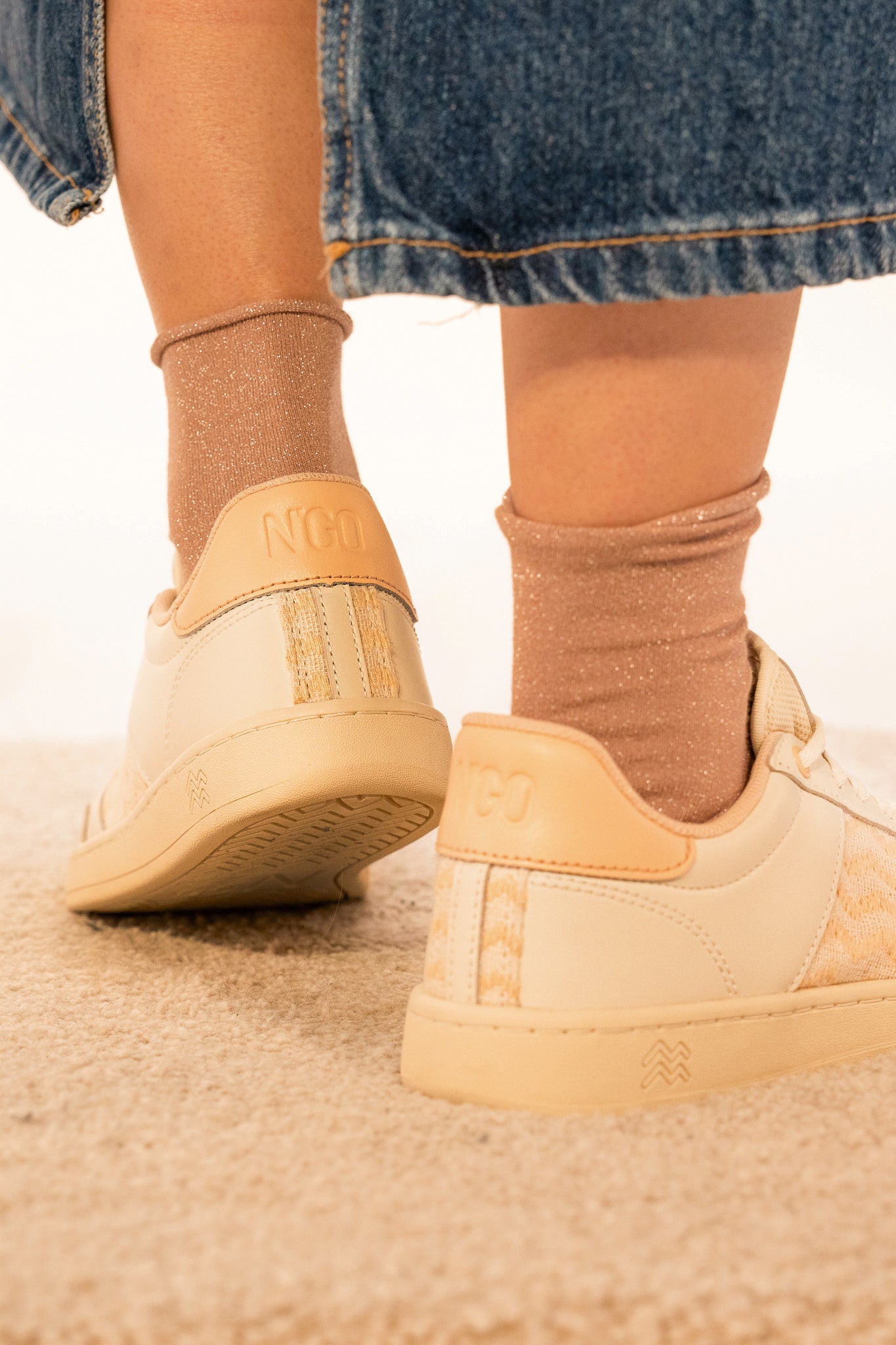ngo shoes unisexe saigon 24 peach creme peche cuir l armoire poethique  5