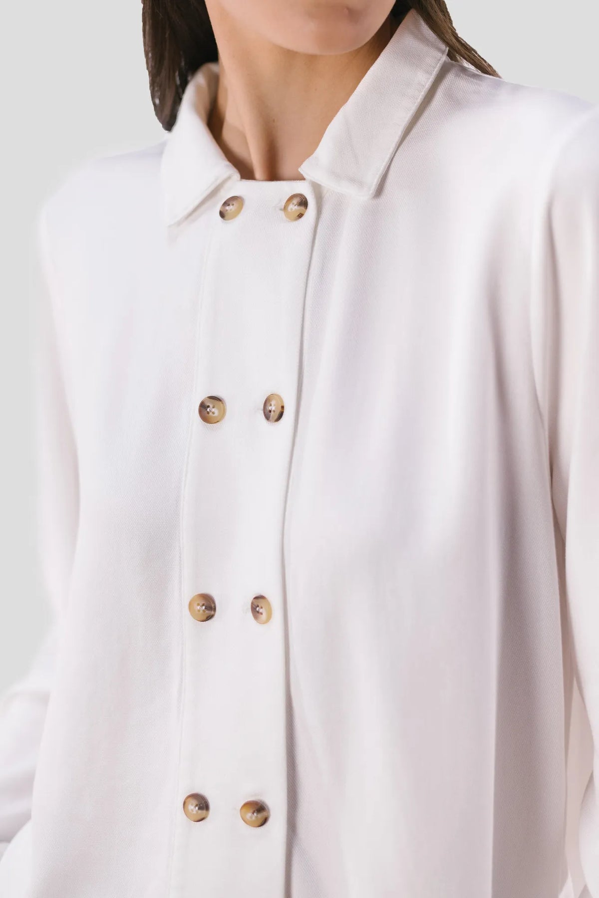 pan blouse en viscose blanc casse blusa cruda l armoire poethique