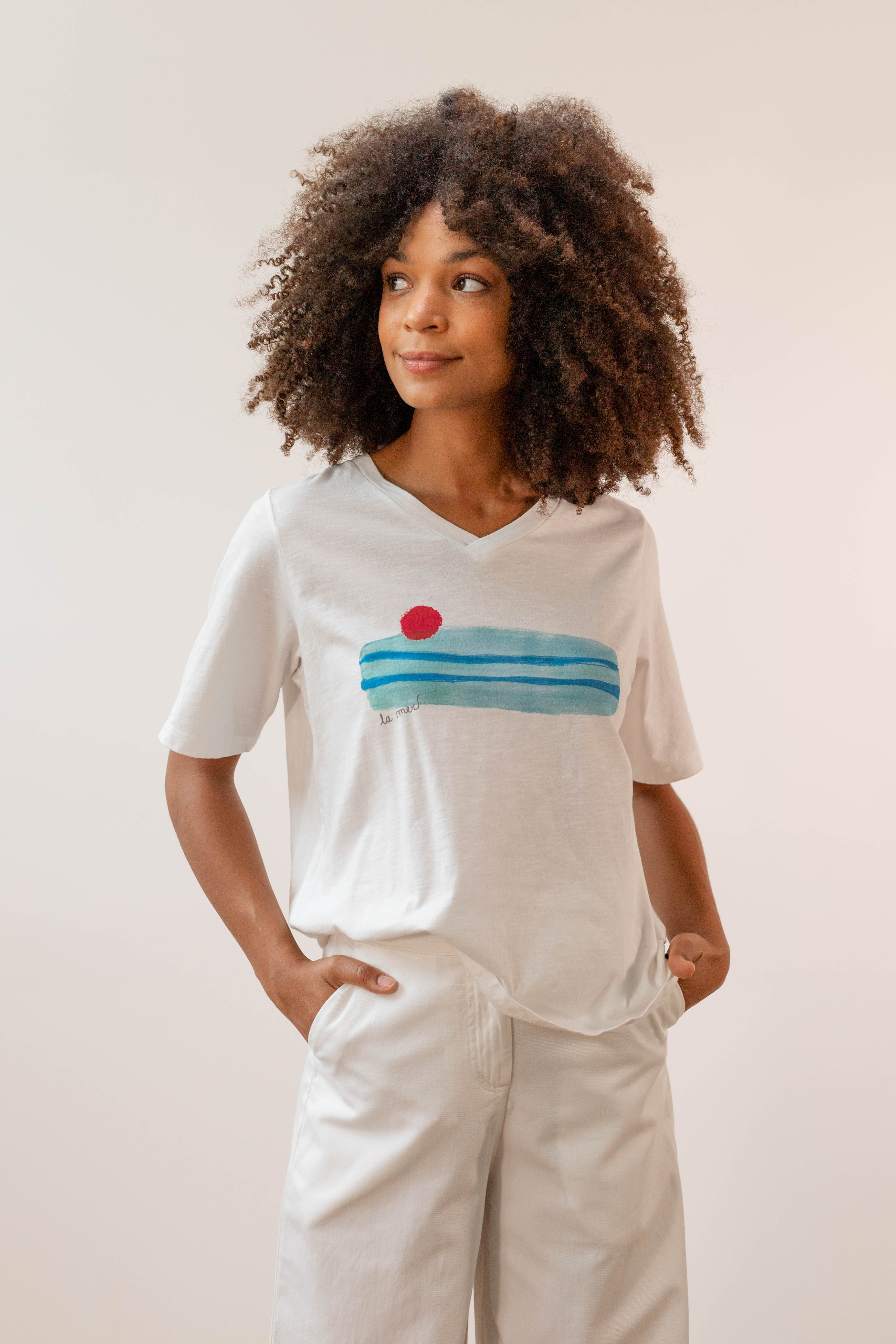 pan femme t shirt camiseta cruda mar ecru coton l armoire poethique  1