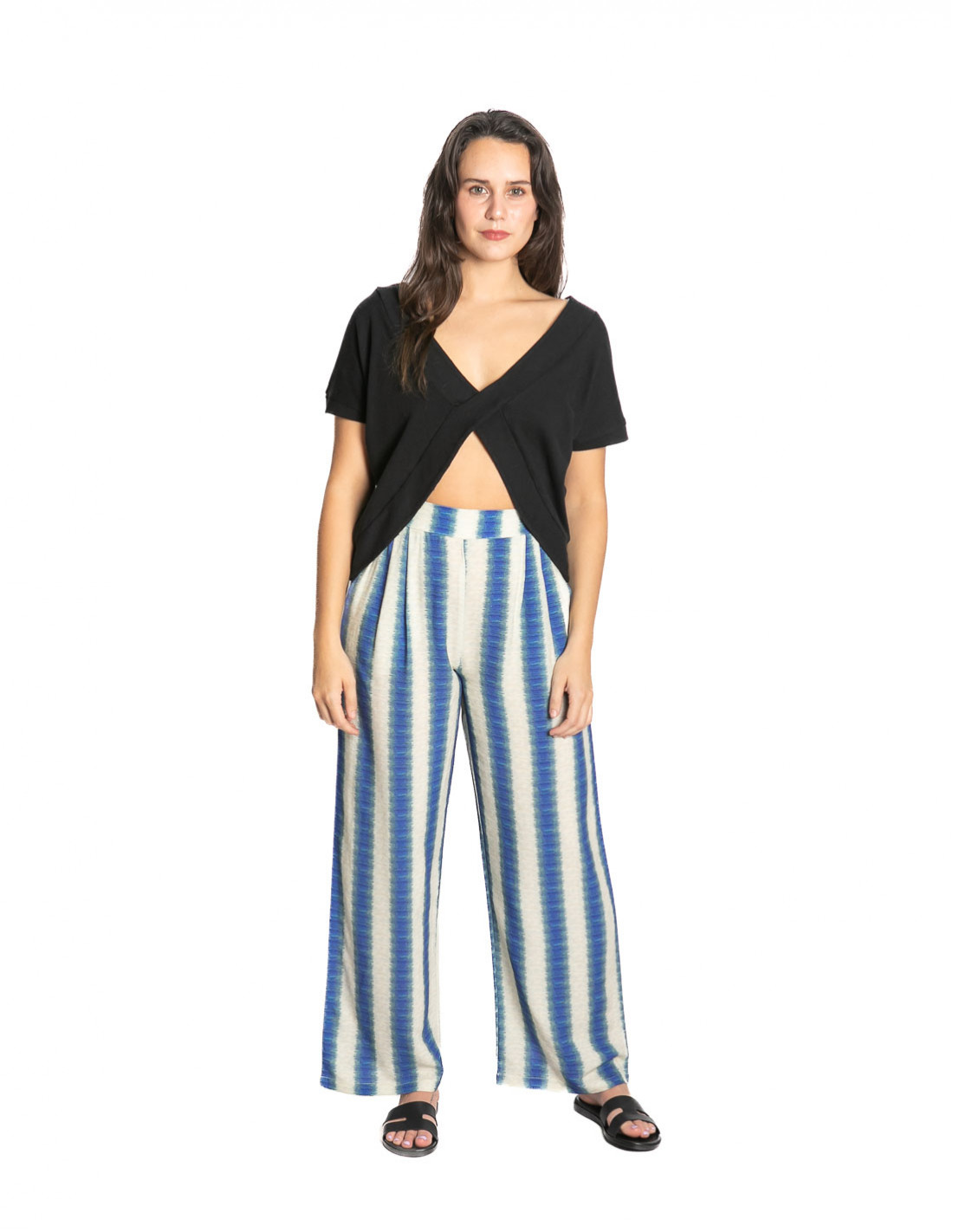 pan femme t shirt camiseta negra noir coton bio l armoire poethique 3