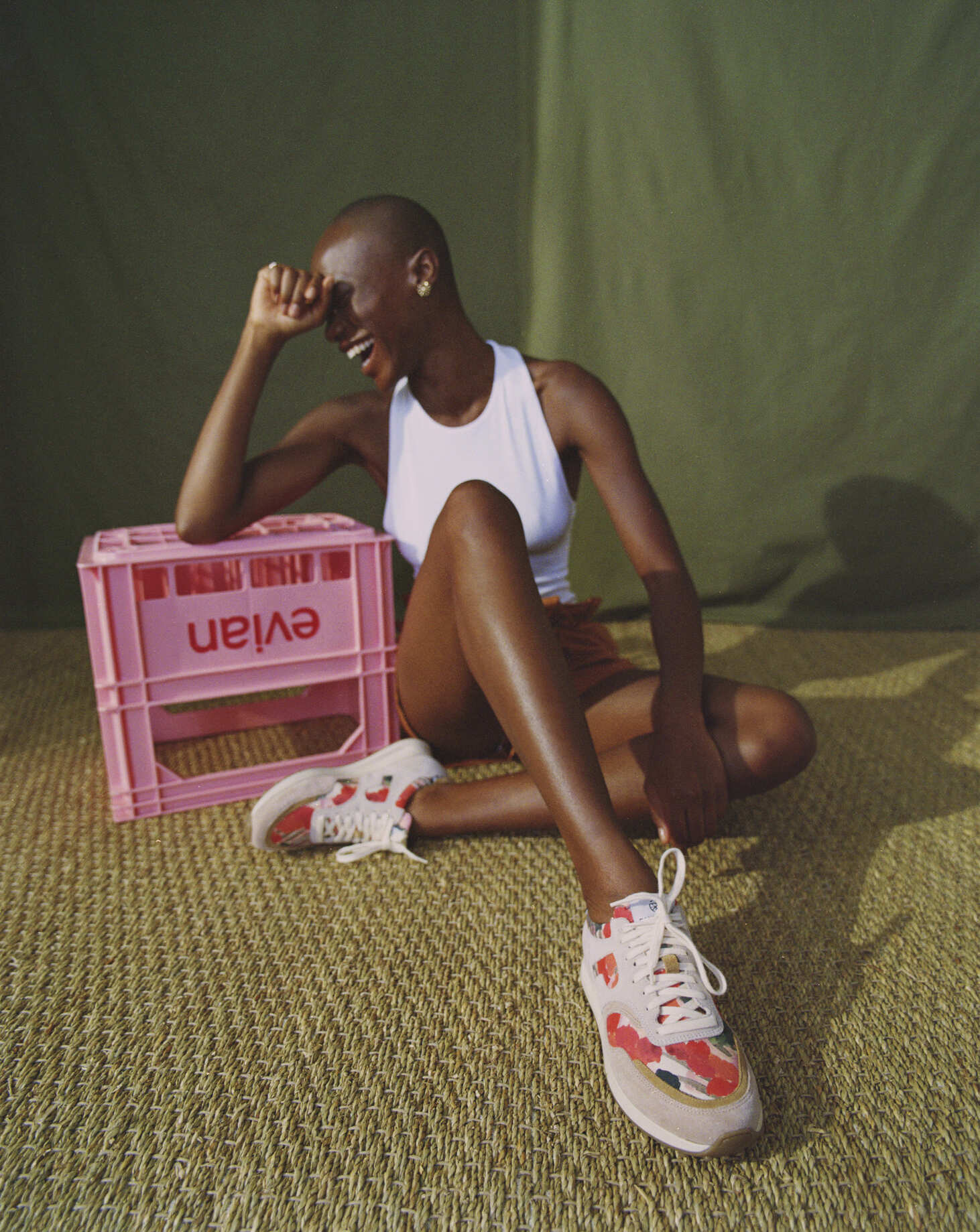 Pastel arusha wax sneakers · pink