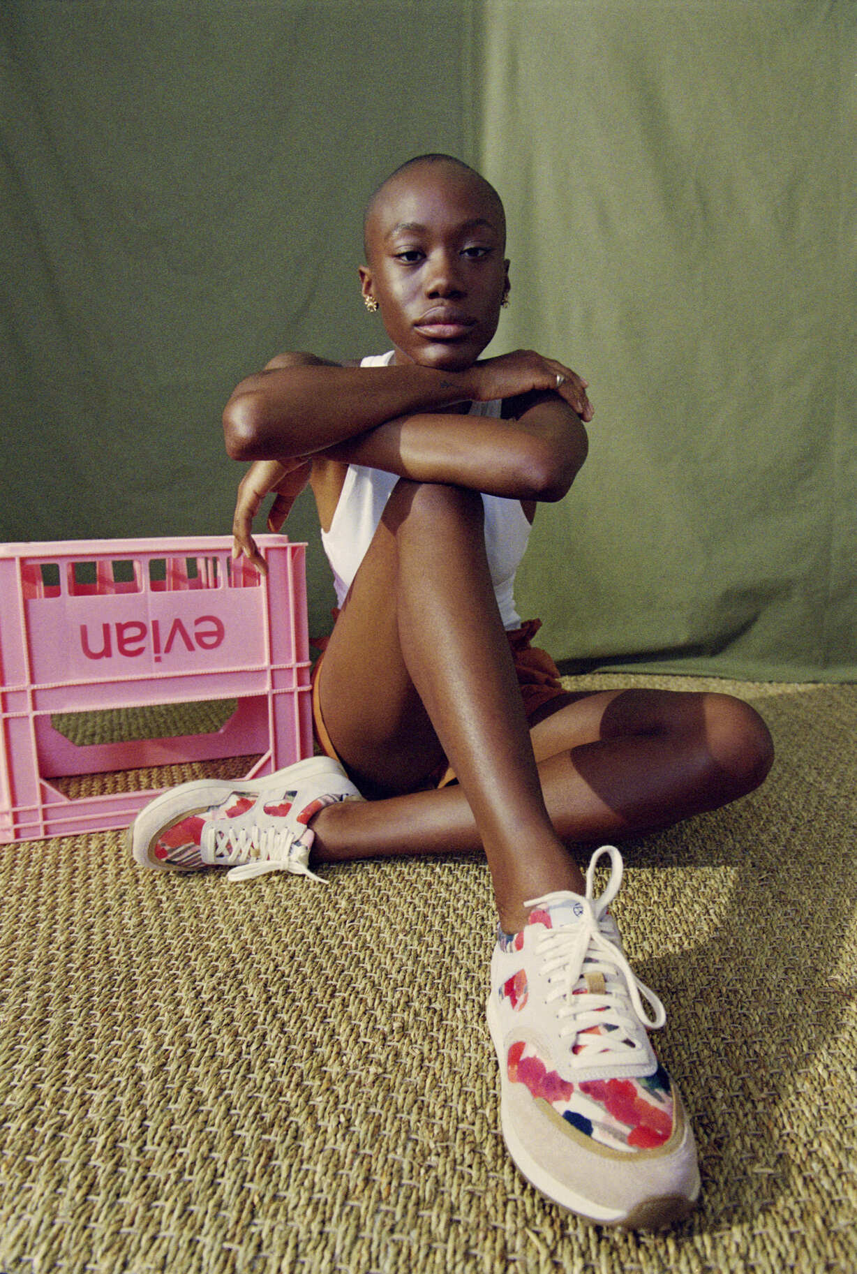 Pastel arusha wax sneakers · pink