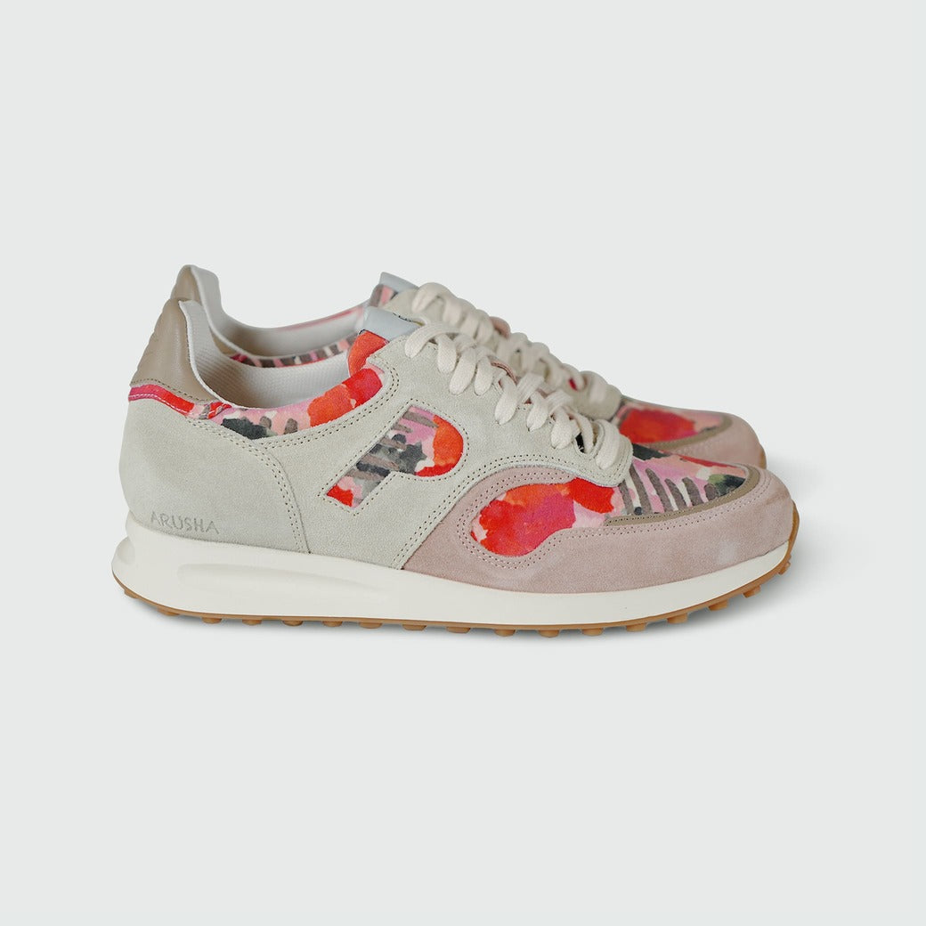 Pastel arusha wax sneakers · pink