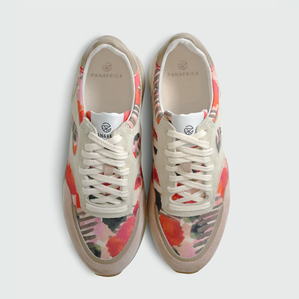 Pastel arusha wax sneakers · pink