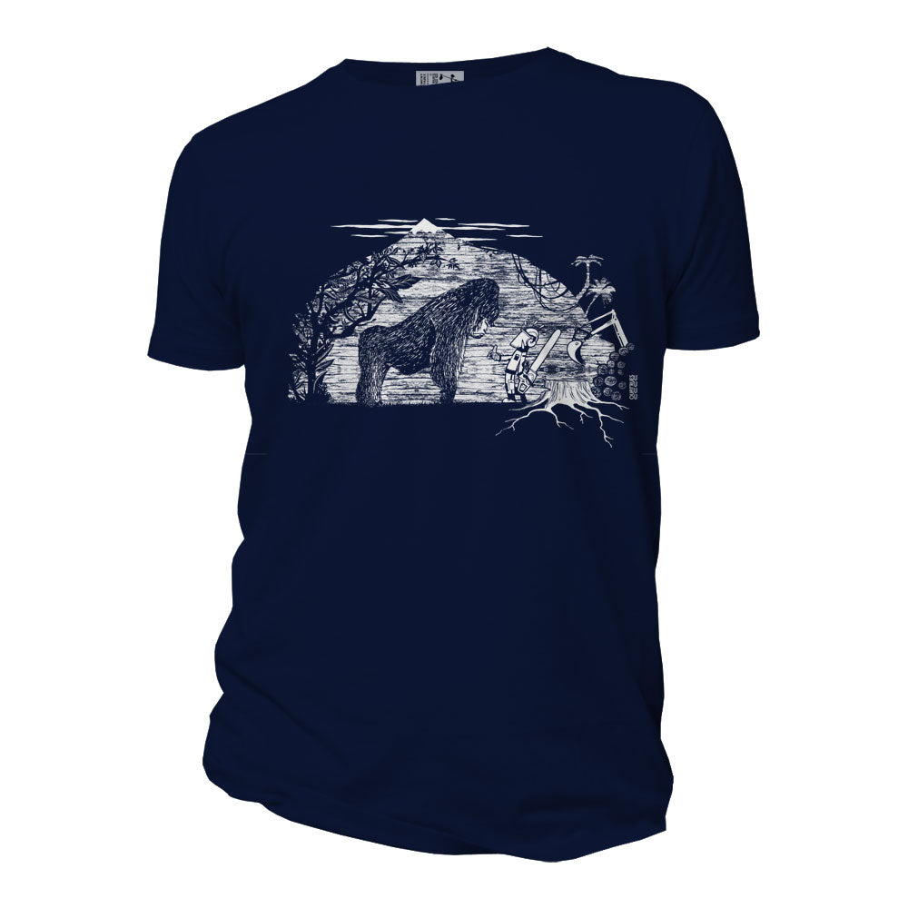 quat rues homme t shirt douala gare au gorille bleu marine coton bio l armoire poethique 2